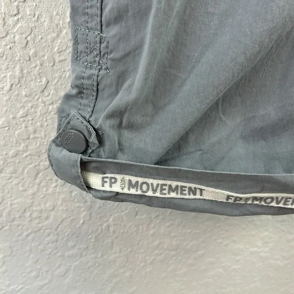 Free People Movement Mesmerize Me Solid Pants in Gray Womens Small MSRP - $108 - Picture 4 of 10